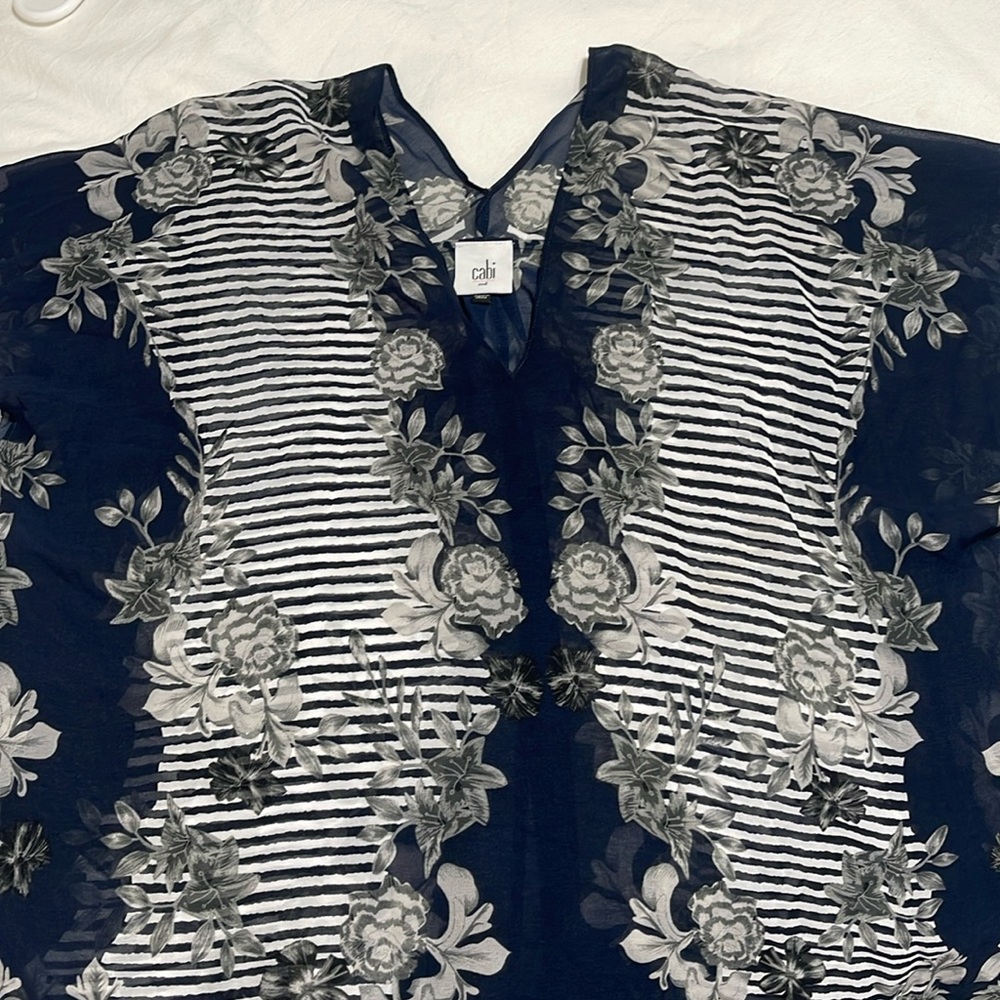 Cabi sheer material size medium women’s top